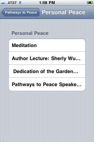 Peace App screenshot 2