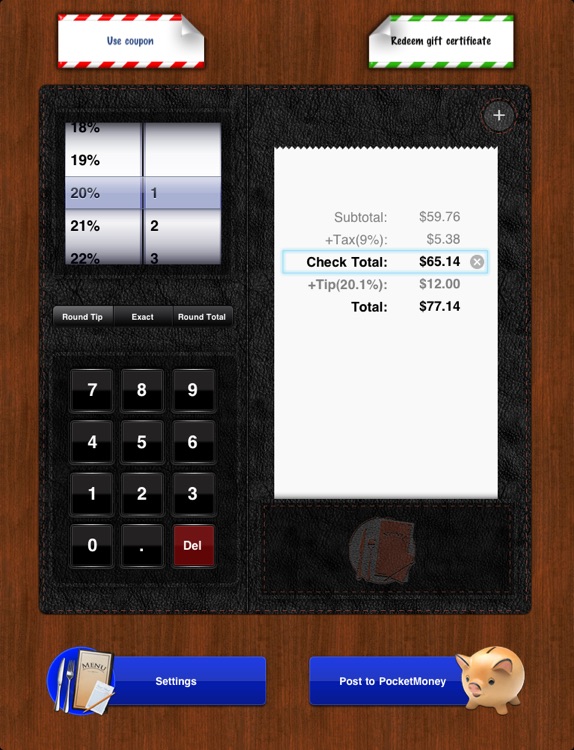 CheckPlease for iPad