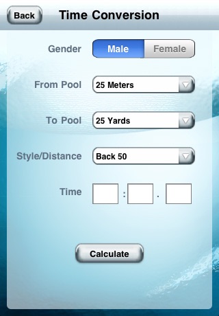 Swimmer Times Calc Free