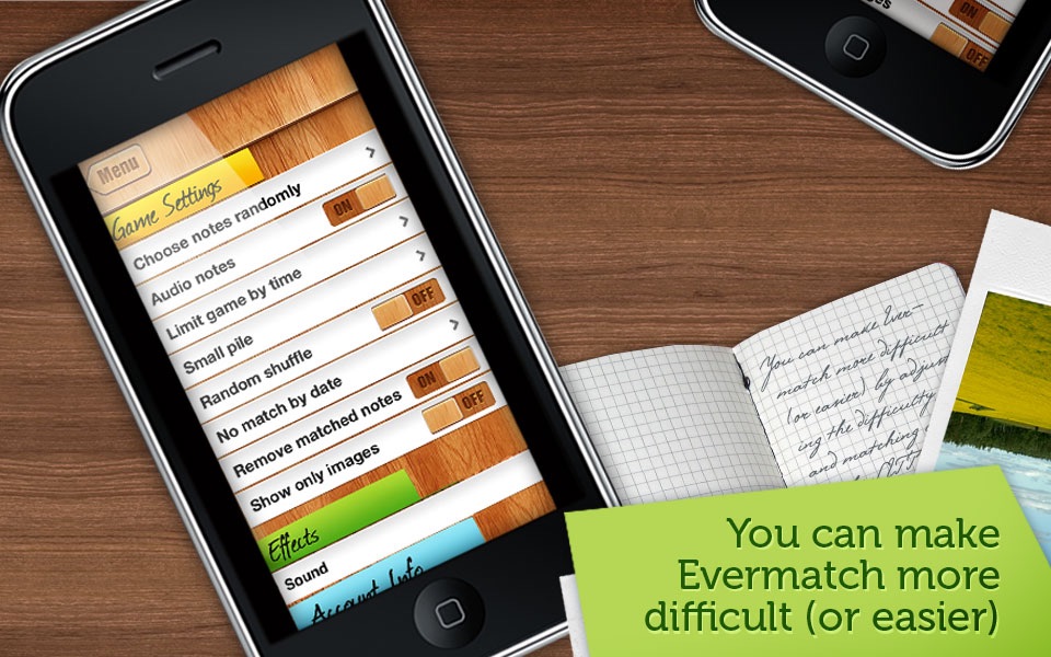 Evermatch Memory Game for Evernote screenshot 2