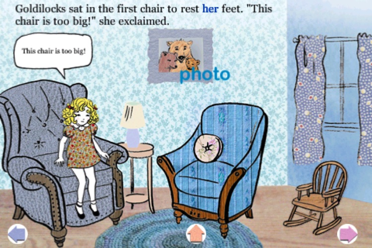 Goldilocks and the Three Bears - Children's Classic Stories by KwiqApps screenshot-3