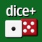Virtual dice for 1 or 2 players