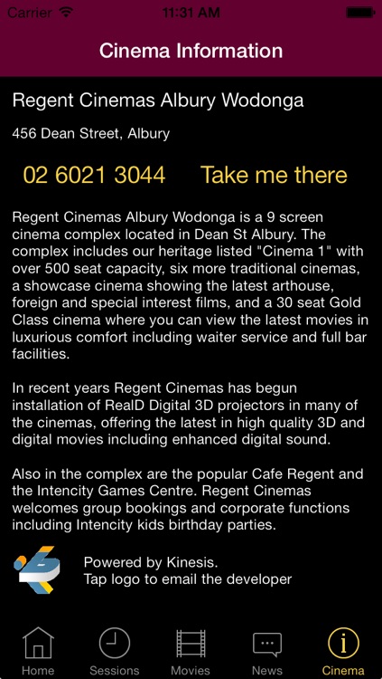 Regent Cinemas Albury Wodonga screenshot-4