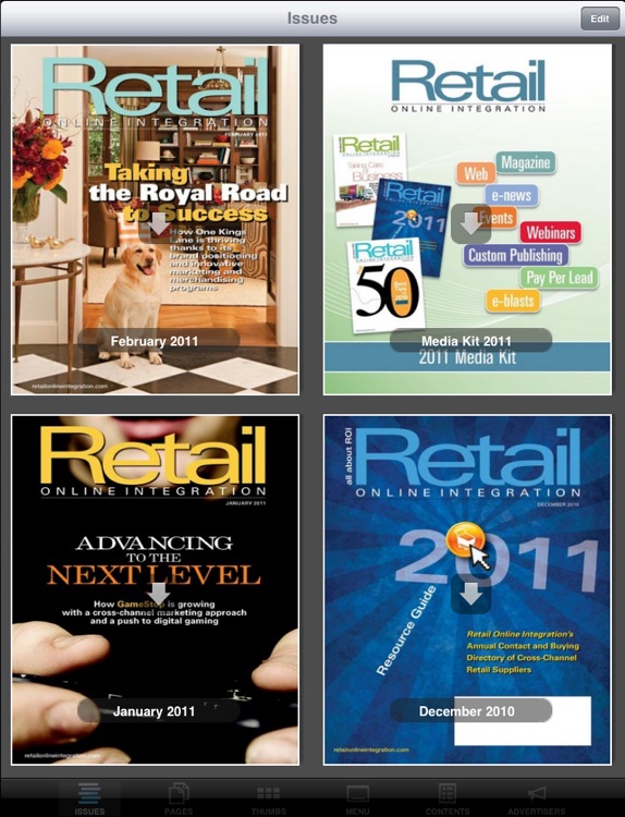 Retail Online Integration for iPad