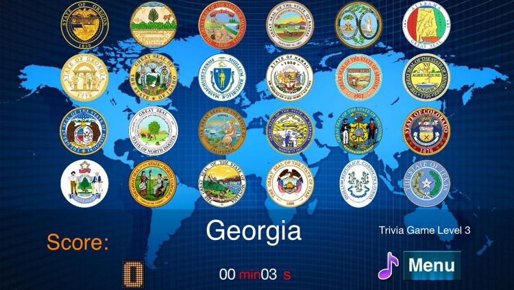 Master USA State Seals screenshot-4