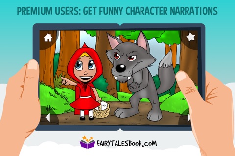 Little Red Riding Hood - FairyTalesBook.com screenshot 4