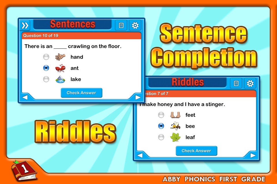 Abby Phonics - First Grade Free Lite screenshot 3