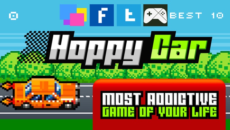 Hoppy Car Racing Free Classic Pixel Arcade Games