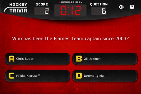 Calgary Flames - Hockey Trivia Lite screenshot 4