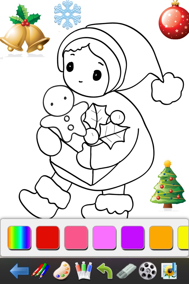 Kids Paint Xmas screenshot 3