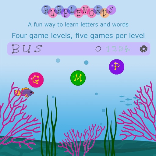 Bubbleletters iOS App
