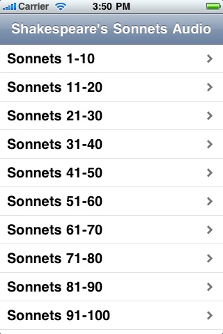 Shakespeare's Sonnets - Audio Edition
