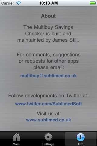 Supermarket Multibuy Savings Checker screenshot 3