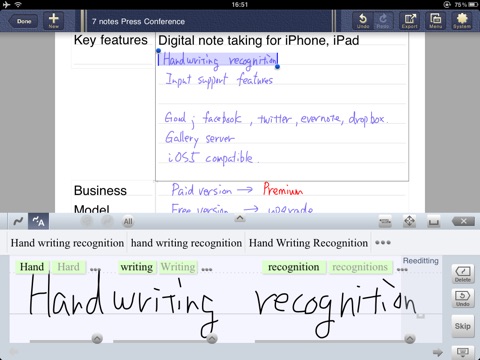 Smart Writing Tool - 7notes HD Premium screenshot 2