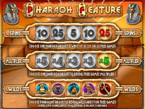 Egyptian Dreams 4 Slots Deluxe screenshot 4