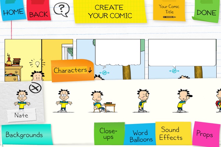 Big Nate: Comix By U! screenshot-3