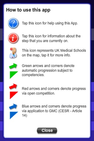 Medical Careers Map for Wales screenshot 2