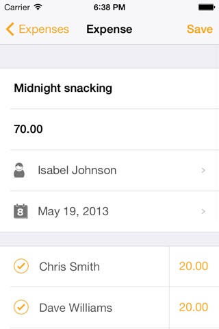 Tally App: Share expenses screenshot 3