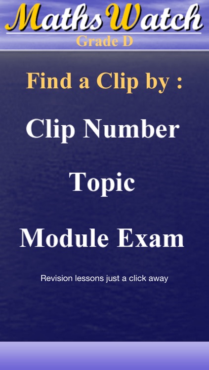 MathsWatch GCSE Grade D