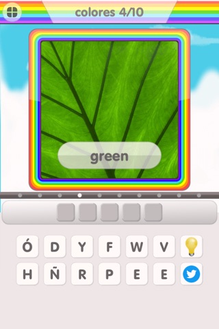 Rainbow Spanish Vocabulary Game screenshot 4