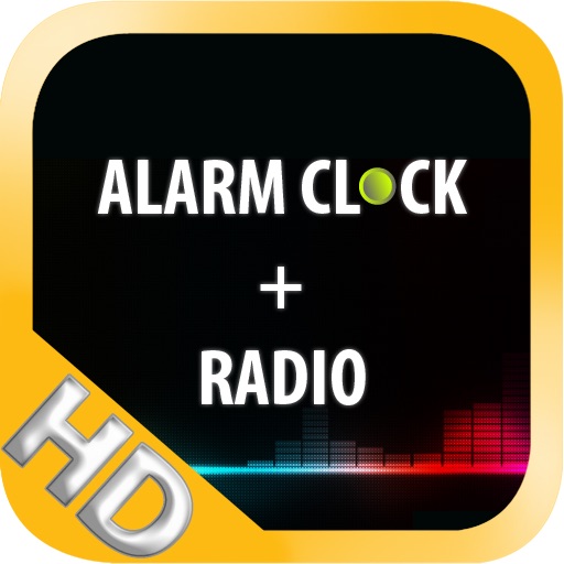 Alarm Clock + Radio HD Icon