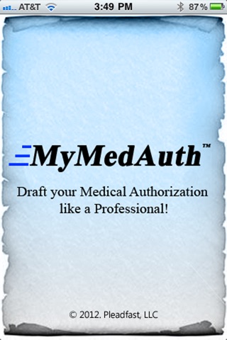 MyMedAuth - Medical Authorization Forms screenshot 2