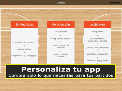 LetsBasket HD [Free! Your Hoop Stats and Score Book, Scoreboard, Timer and Scouting for coach & parents] screenshot 2