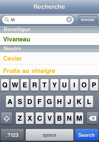 Blood Type Diet® in French screenshot 4