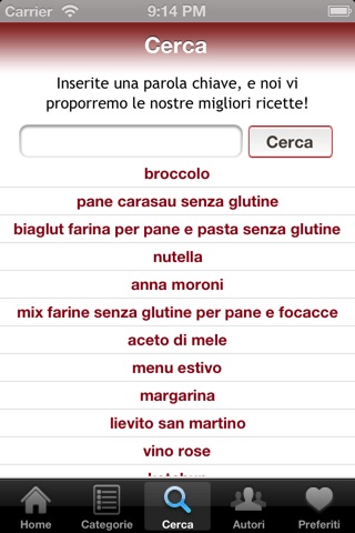 iCis Ricette screenshot 3