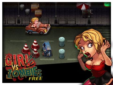 Girl vs Zombies HD Free screenshot 3