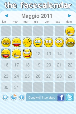 FaceCalendar screenshot 2