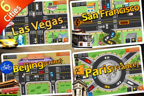 City Traffic HD: Control Traffics in 6 Cities! screenshot 2