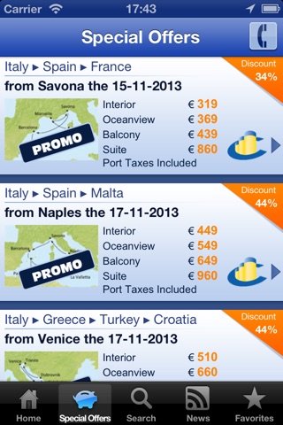 Ticketcosta - Cruises screenshot 4