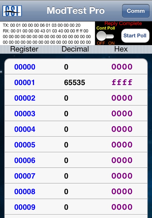 GSI Modbus Test Pro by Dohmann Engineering Services