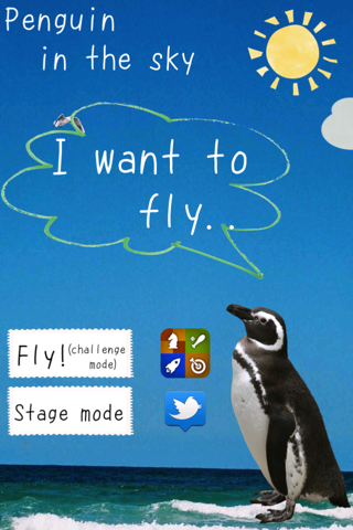Penguin in the sky screenshot 3