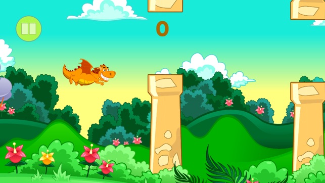 Flap! - help the flappy dragon to fly(圖1)-速報App