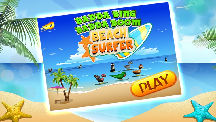 Badda Bing Badda Boom Beach Surfer Birds