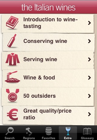 the Italian wines screenshot 4