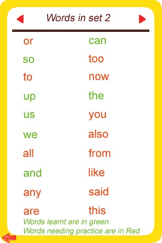 Sight Words Flashcard Lite Free - for kids in preschool, pre-k, kindergarten and grade school screenshot 4