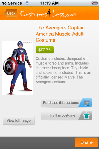 Costumes4less.com® screenshot 2