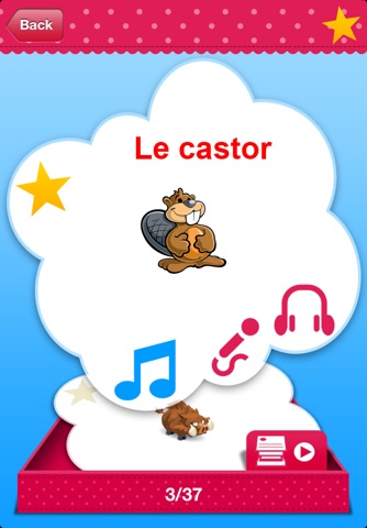 iPlay French: Kids Discover the World - children learn to speak a language through play activities: fun quizzes, flash card games, vocabulary letter spelling blocks and alphabet puzzles screenshot 2