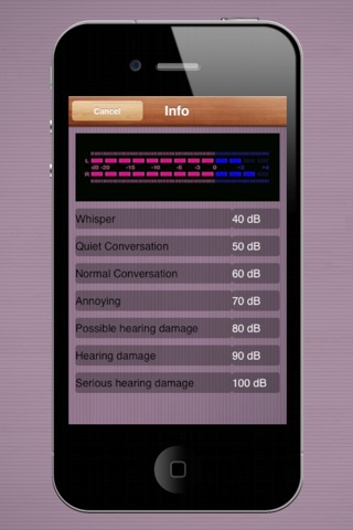 Decibel Meter HD screenshot 2