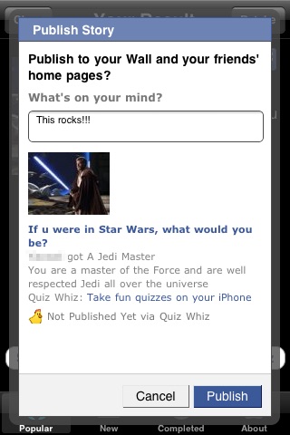 Quiz Whiz for Facebook (Free)