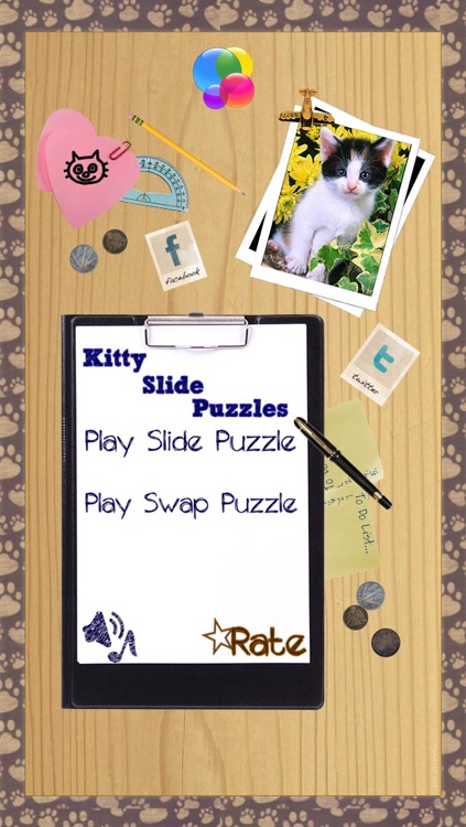 Kitten Slide Puzzles