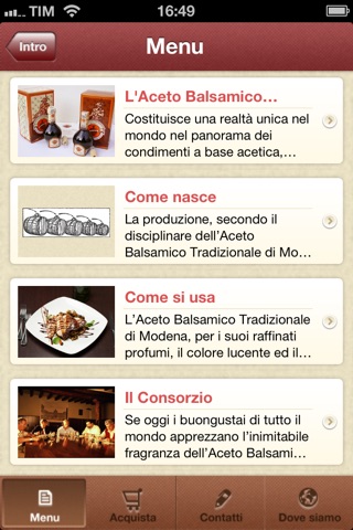 Balsamico.it screenshot 2