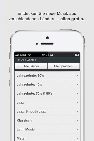 OneTuner Pro Radio Player for iPhone, iPad, iPod Touch - tunein to 65 genre stream! screenshot 3