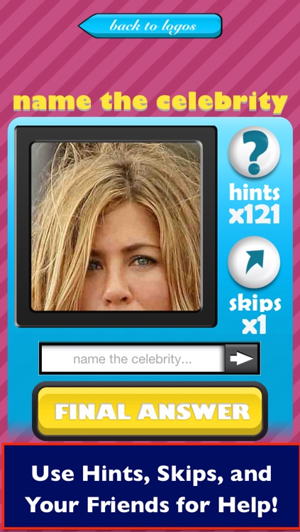 QuizCraze Celebrity Mania - Guess who's the pop celeb star icon of wonder in this logo word quiz game