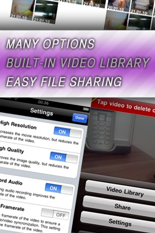 Record Video On iPhone 2G/3G - iCamcorder Lite screenshot-3