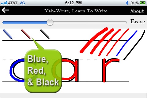 Yah-Write, Learn To Write Light screenshot 2