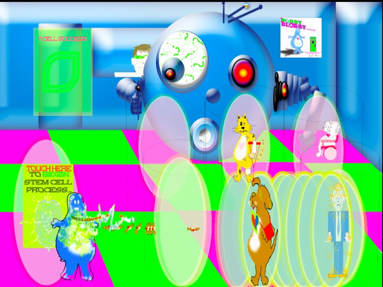 BOBBY BLOBBY the STEM CELL 3D Interactive Game App for Early Learners